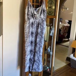 BNWT- snake skin pants romper